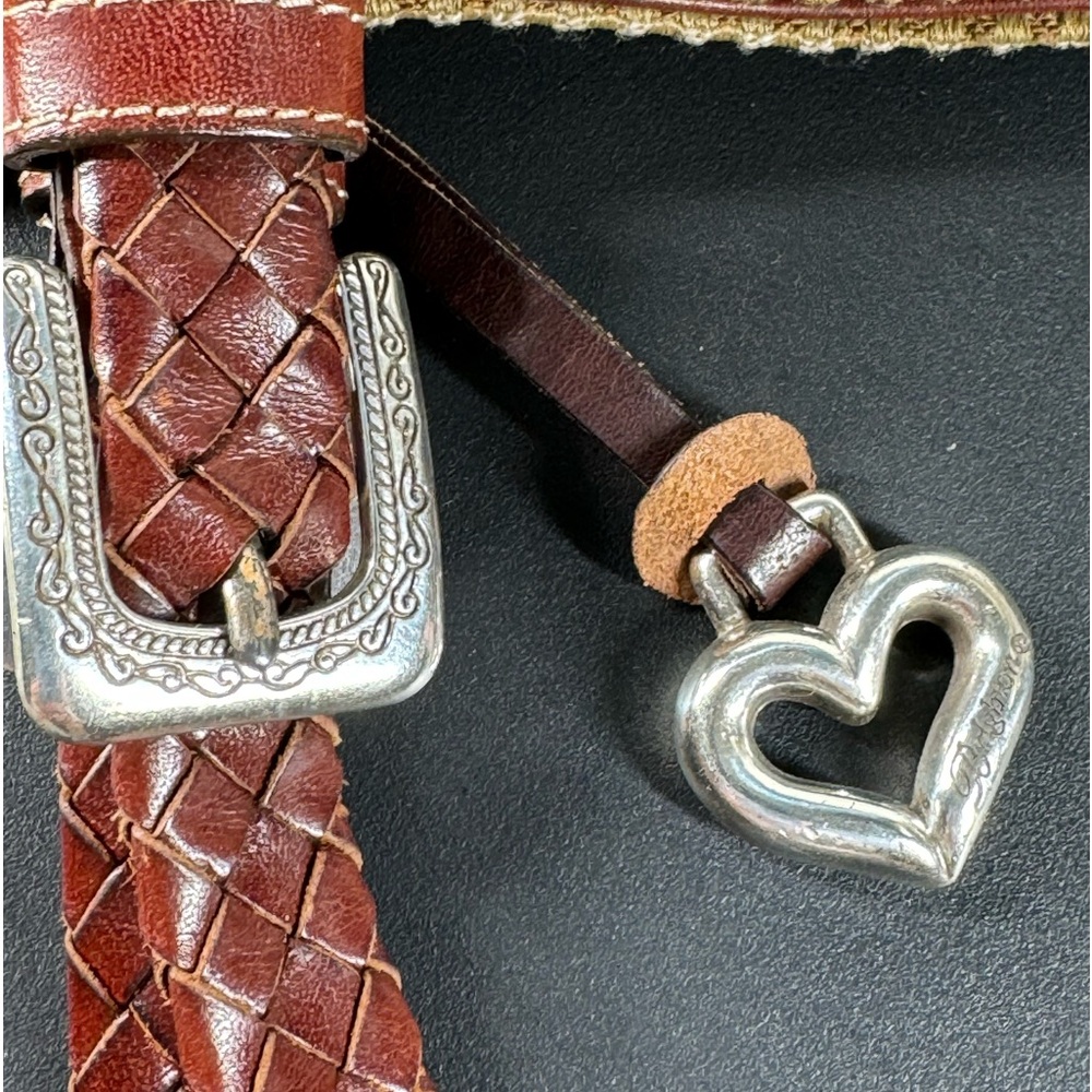 Brighton Vintage Tweed and Leather Satchel - Picture 11 of 13